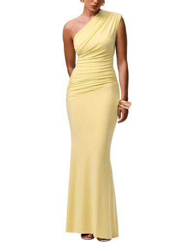 Leon Gori Maxi Dress In Yellow