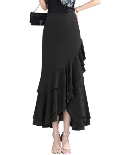 Leon Gori Maxi Skirt In Black