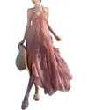 Leon Gori Midi Dress In Neutral