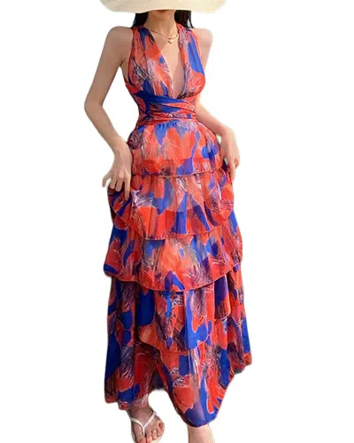 Leon Gori Midi Dress In Animal Print
