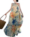 Leon Gori Midi Dress In Multi