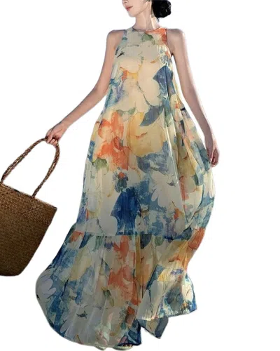 Leon Gori Midi Dress In Multi