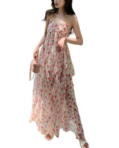 Leon Gori Midi Dress In Multi