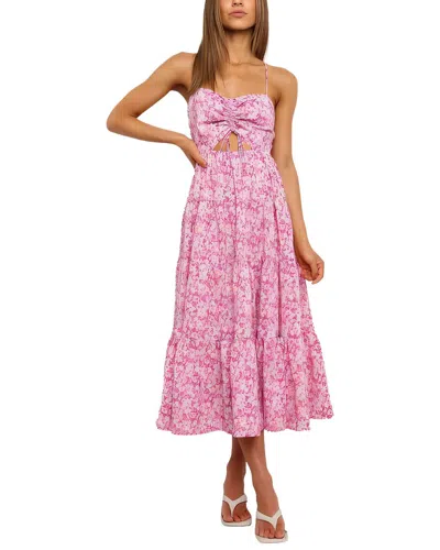 Leon Gori Midi Dress In Pink