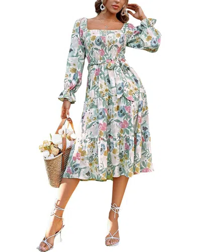 Leon Gori Midi Dress In Blue