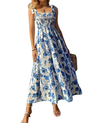 Leon Gori Midi Dress In Blue