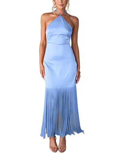 Leon Gori Midi Dress In Blue