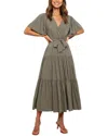 Leon Gori Midi Dress In Gray