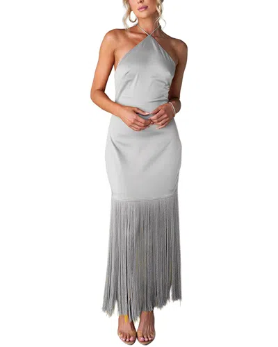 Leon Gori Midi Dress In Gray