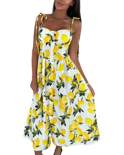Leon Gori Midi Dress In Multi