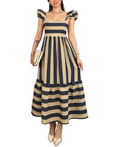 Leon Gori Midi Dress In Multi