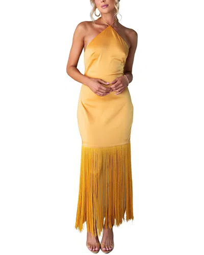 Leon Gori Midi Dress In Neutral
