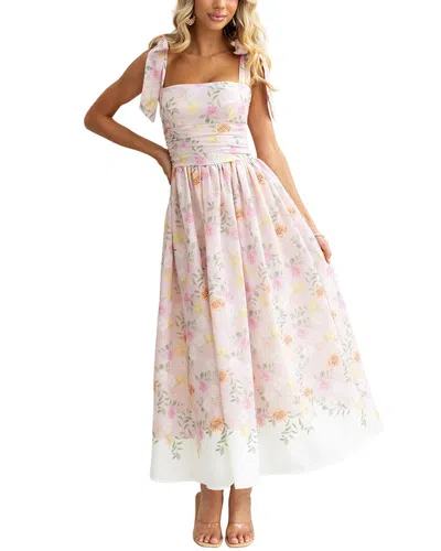 Leon Gori Midi Dress In Pink