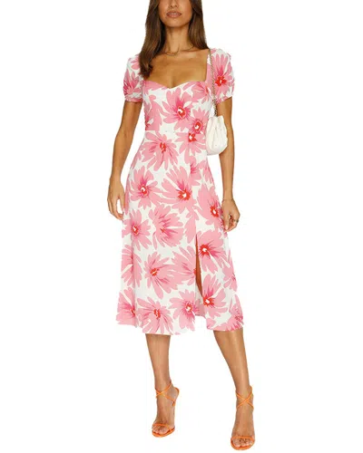Leon Gori Midi Dress In Pink