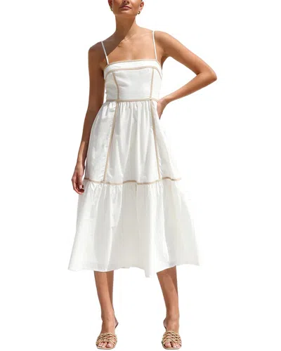 Leon Gori Midi Dress In White