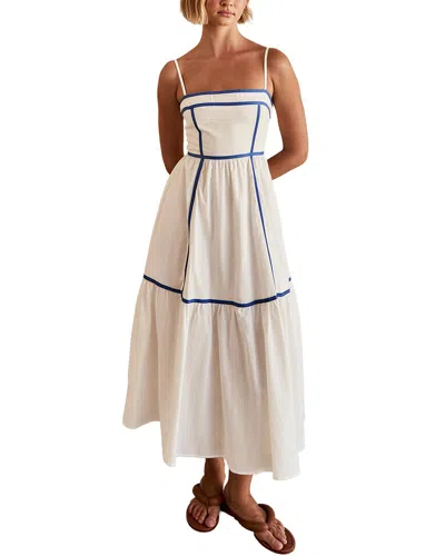 Leon Gori Midi Dress In White