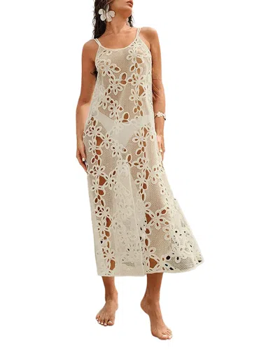 Leon Gori Midi Dress In White