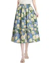 Leon Gori Midi Skirt In Multi