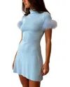 Leon Gori Mini Dress In Blue