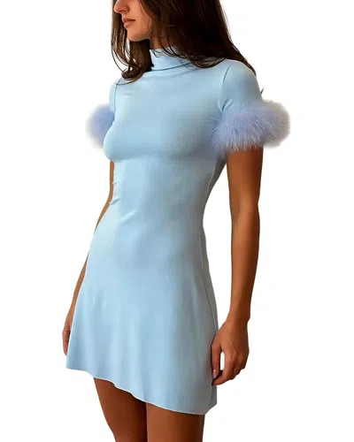 Leon Gori Mini Dress In Blue