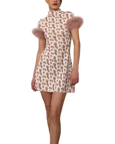 Leon Gori Mini Dress In Neutral