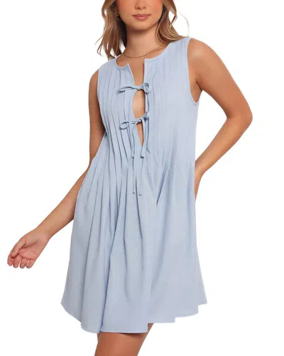 Leon Gori Mini Dress In Blue