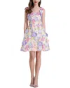 Leon Gori Mini Dress In Multi