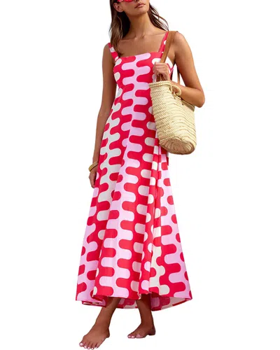Leon Gori Printed Maxi Dress In Multi