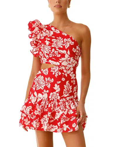 Leon Gori Printed Mini Dress In Multi