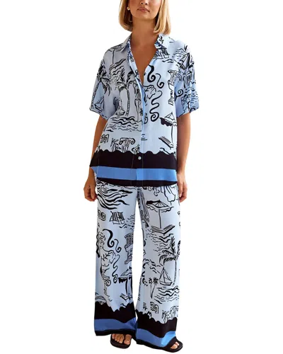 Leon Gori Shirt & Pant Set In Multi