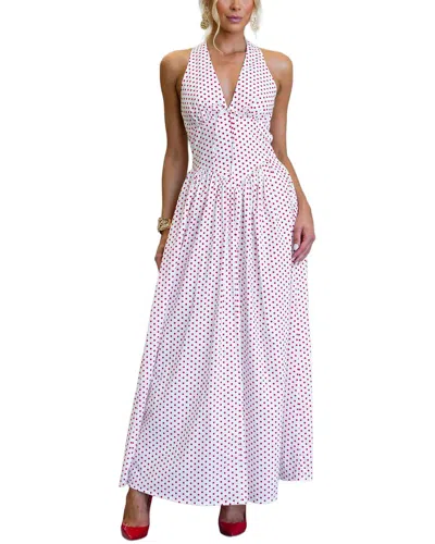 Leon Gori Sleeveless Maxi Dress In Pink