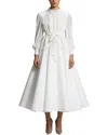 Leon Gori Solid Maxi Dress In White