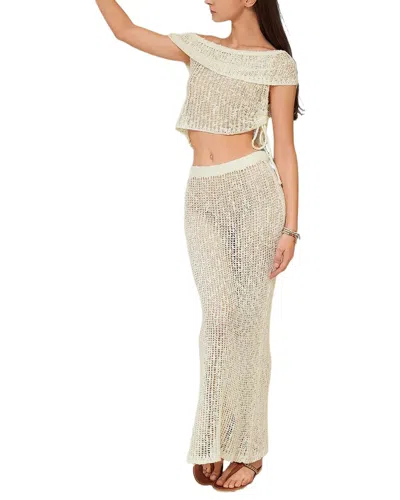 Leon Gori Top & Skirt Set In Neutral