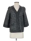 Leon Max Blazer Jacket In Gray