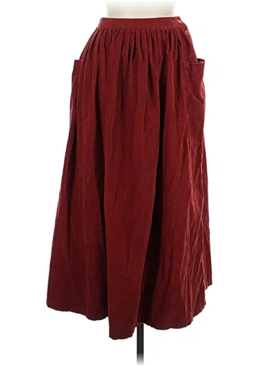 Pre-owned Leon Max Casual Skirt In Burgundy