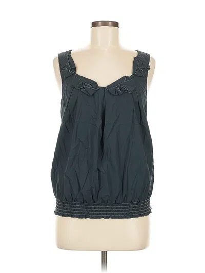 Pre-owned Leon Max Sleeveless Blouse In Blue
