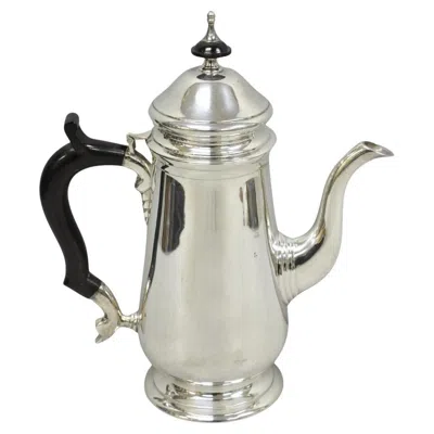Pre-owned Leonard Antique  Art Deco Silver Plated Teapot Coffee Pot W/ Celluloid Handle