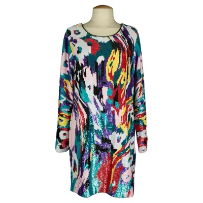 Pre-owned Leonard Dress Pre-fall 2018 In Gray