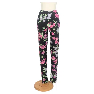 Pre-owned Leonard Flower Pants In Brown