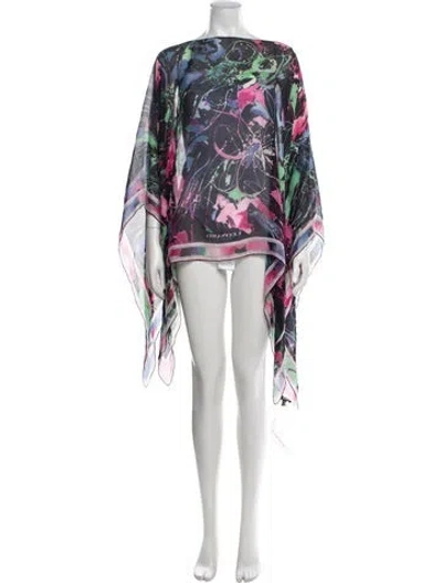 Pre-owned Leonard Graphic Print Cover-up In Multi