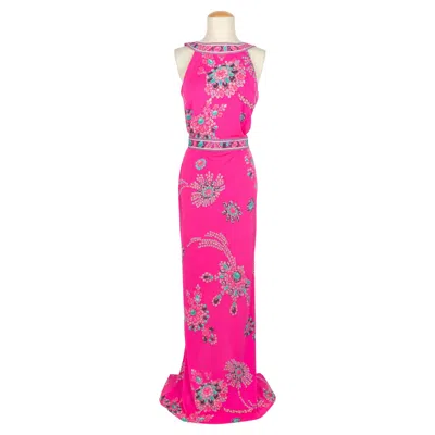 Pre-owned Leonard 'jewelry' Dress In Pink
