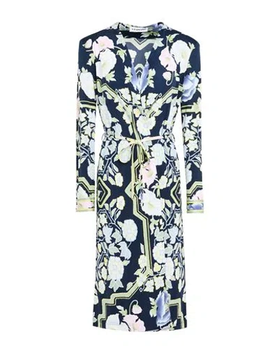 Leonard Paris Woman Cardigan Midnight Blue Size 6 Silk