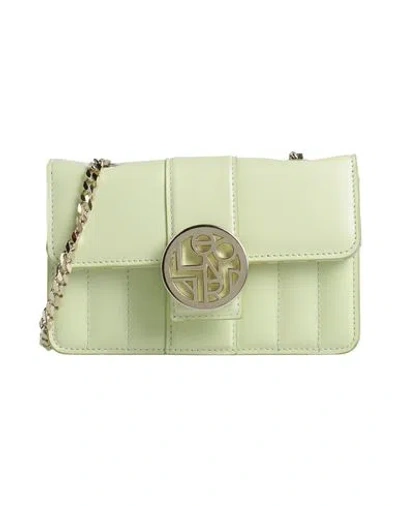 Leonard Paris Woman Cross-body Bag Light Green Size - Cow Leather