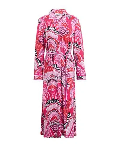 Leonard Paris Woman Midi Dress Red Size 12 Polyamide