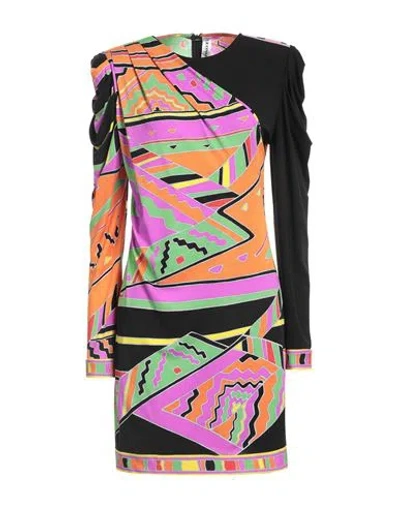 Leonard Paris Woman Mini Dress Black Size 8 Silk, Viscose, Elastane