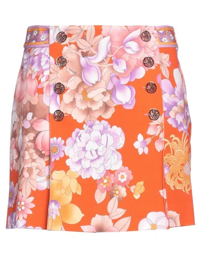 Leonard Paris Mini Skirts In Orange
