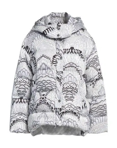 Leonard Paris Woman Puffer Light Blue Size L Polyester
