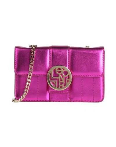 Leonard Paris Woman Shoulder Bag Fuchsia Size - Textile Fibers In Pink