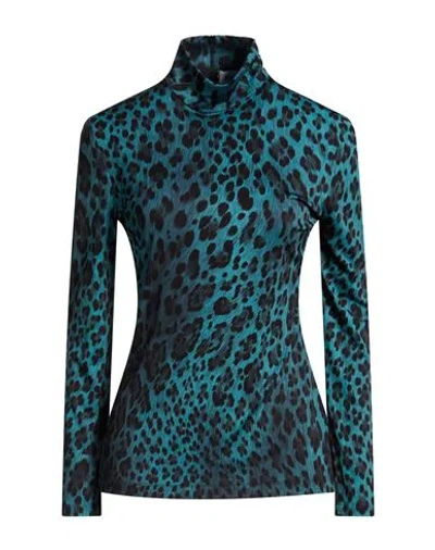 Leonard Paris Woman Top Deep Teal Size 8 Polyamide In Blue