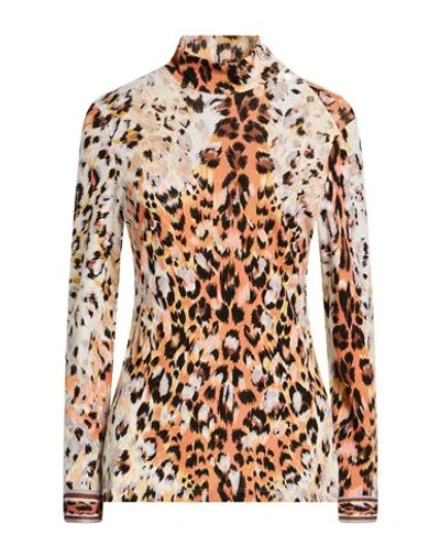 Leonard Paris Woman Top Rust Size 16 Wool, Nylon In Brown